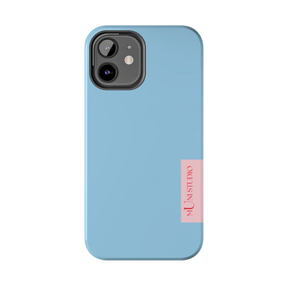Muni Studio Phone Case HORIZON BLUE, Tough Phone Case