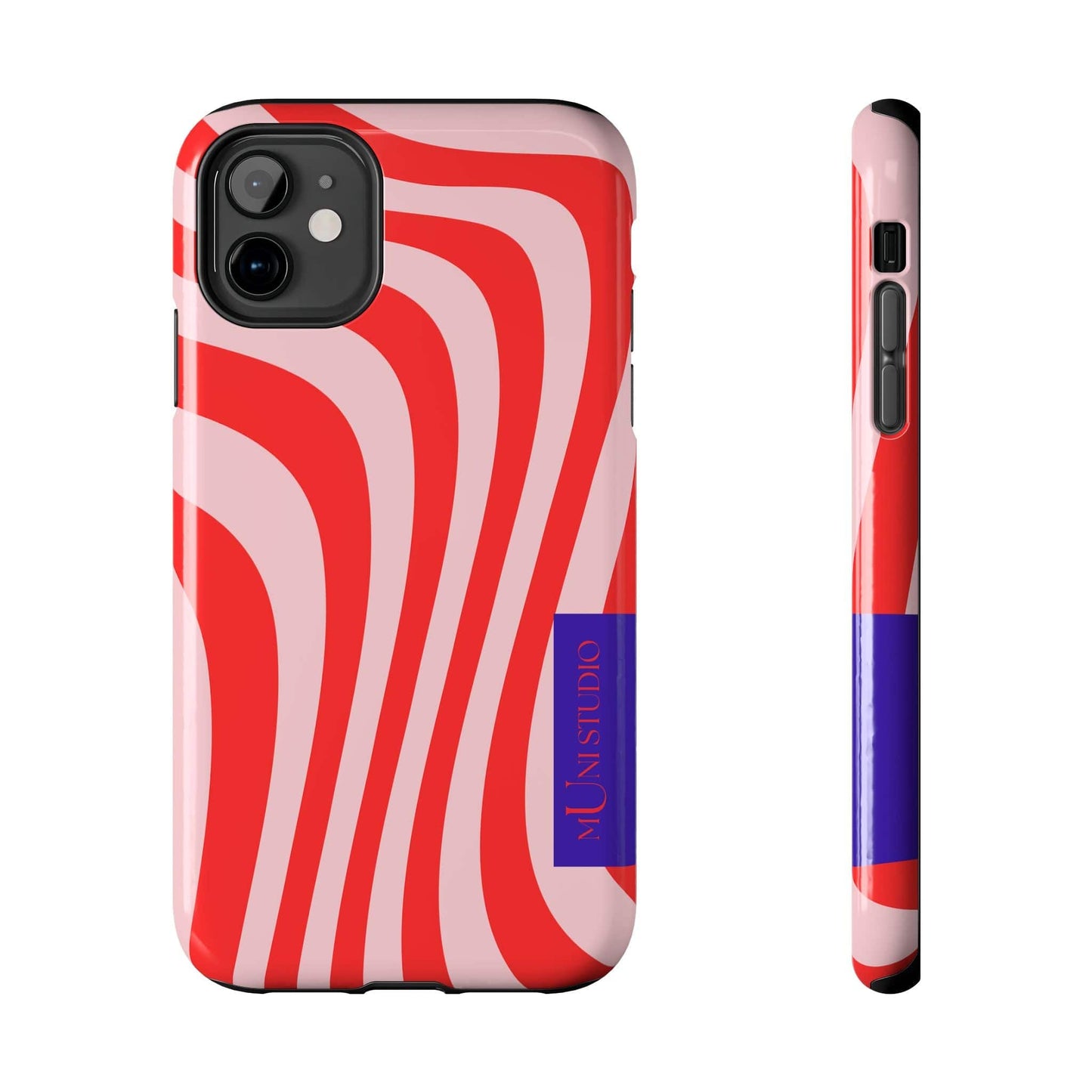 Muni Studio Phone Case iPhone 11 CANDY SWIRL, Tough Phone Case