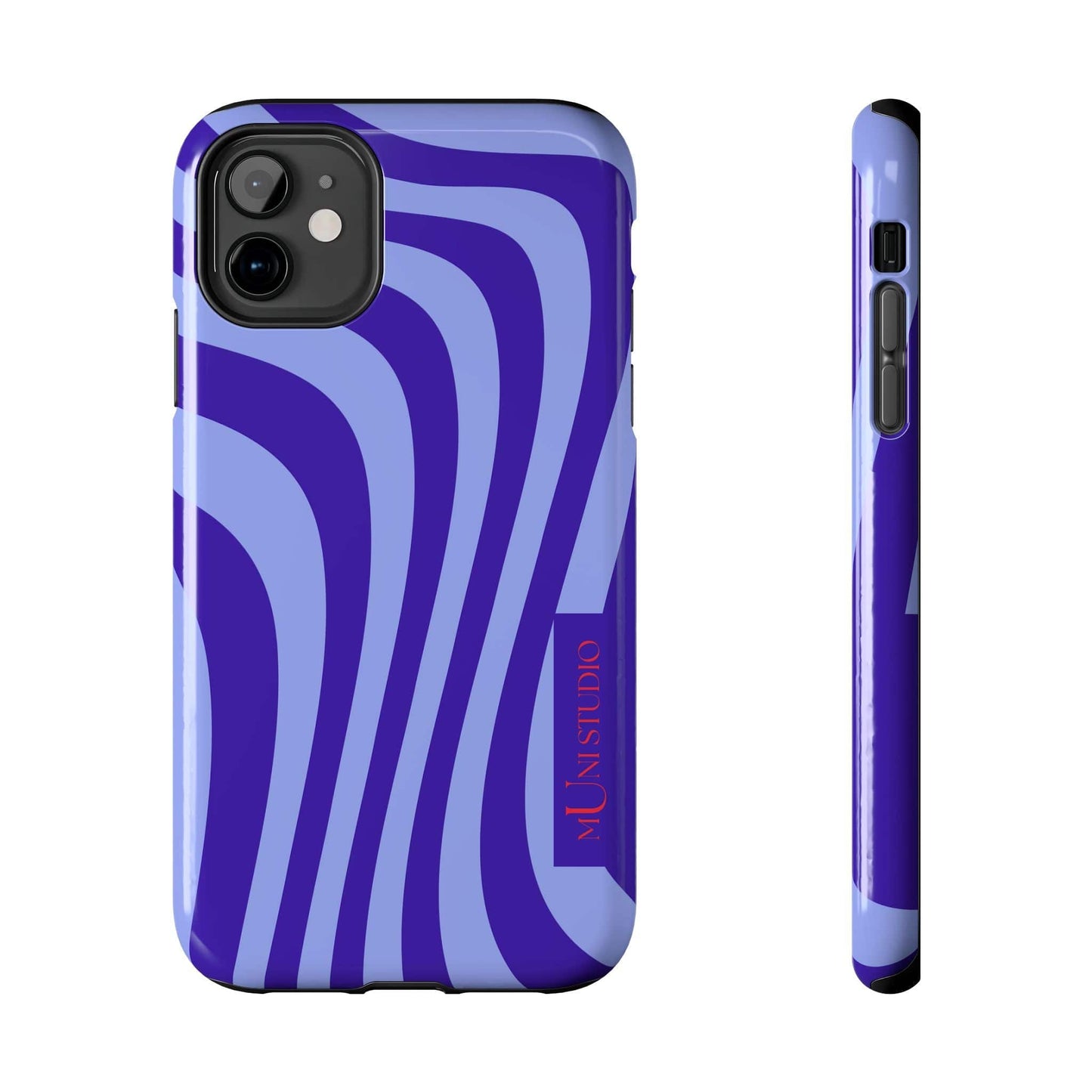 Muni Studio Phone Case iPhone 11 OCEAN SWIRL, Tough Phone Case