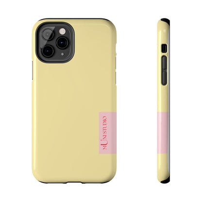 Muni Studio Phone Case iPhone 11 Pro BUTTER YELLOW, Tough Phone Case