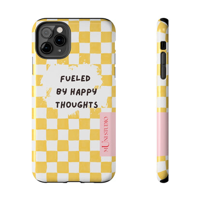 Muni Studio Phone Case iPhone 11 Pro Max HAPPY, Tough Phone Case