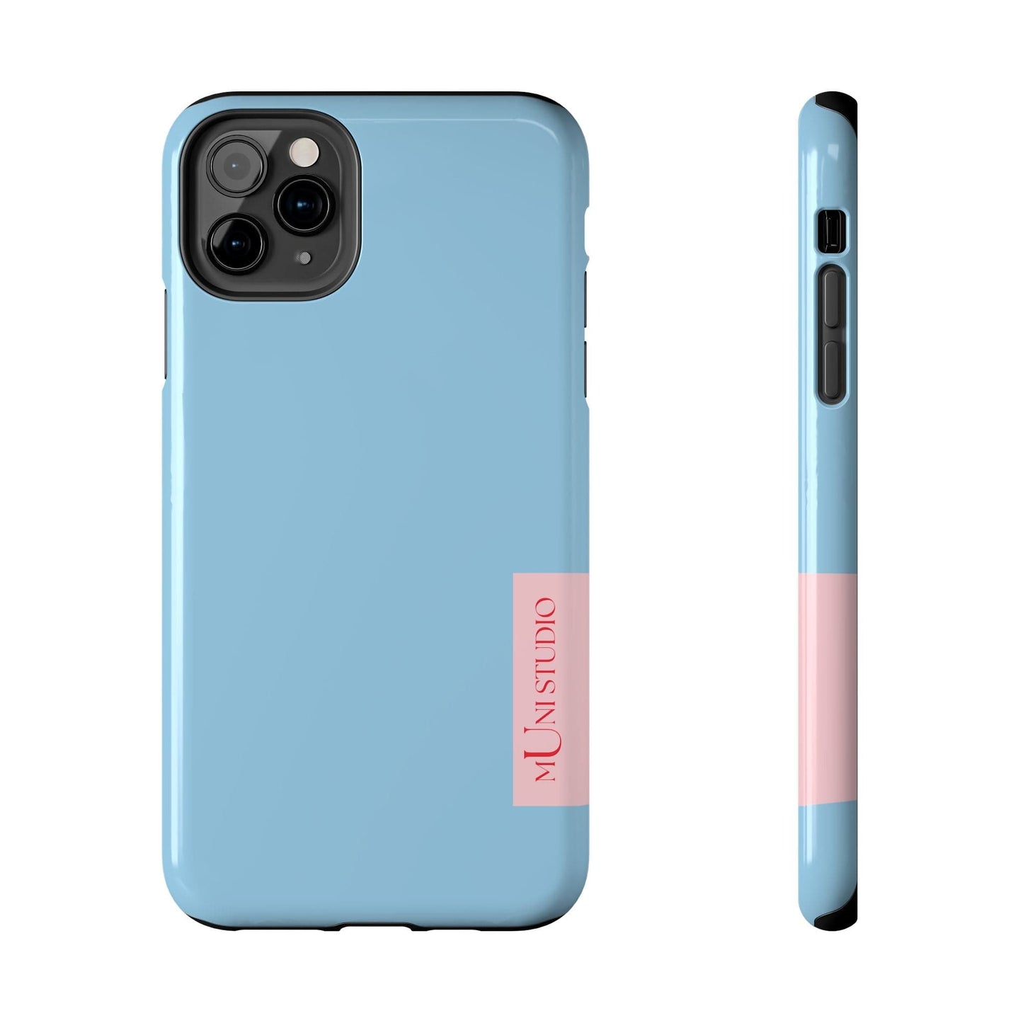 Muni Studio Phone Case iPhone 11 Pro Max HORIZON BLUE, Tough Phone Case