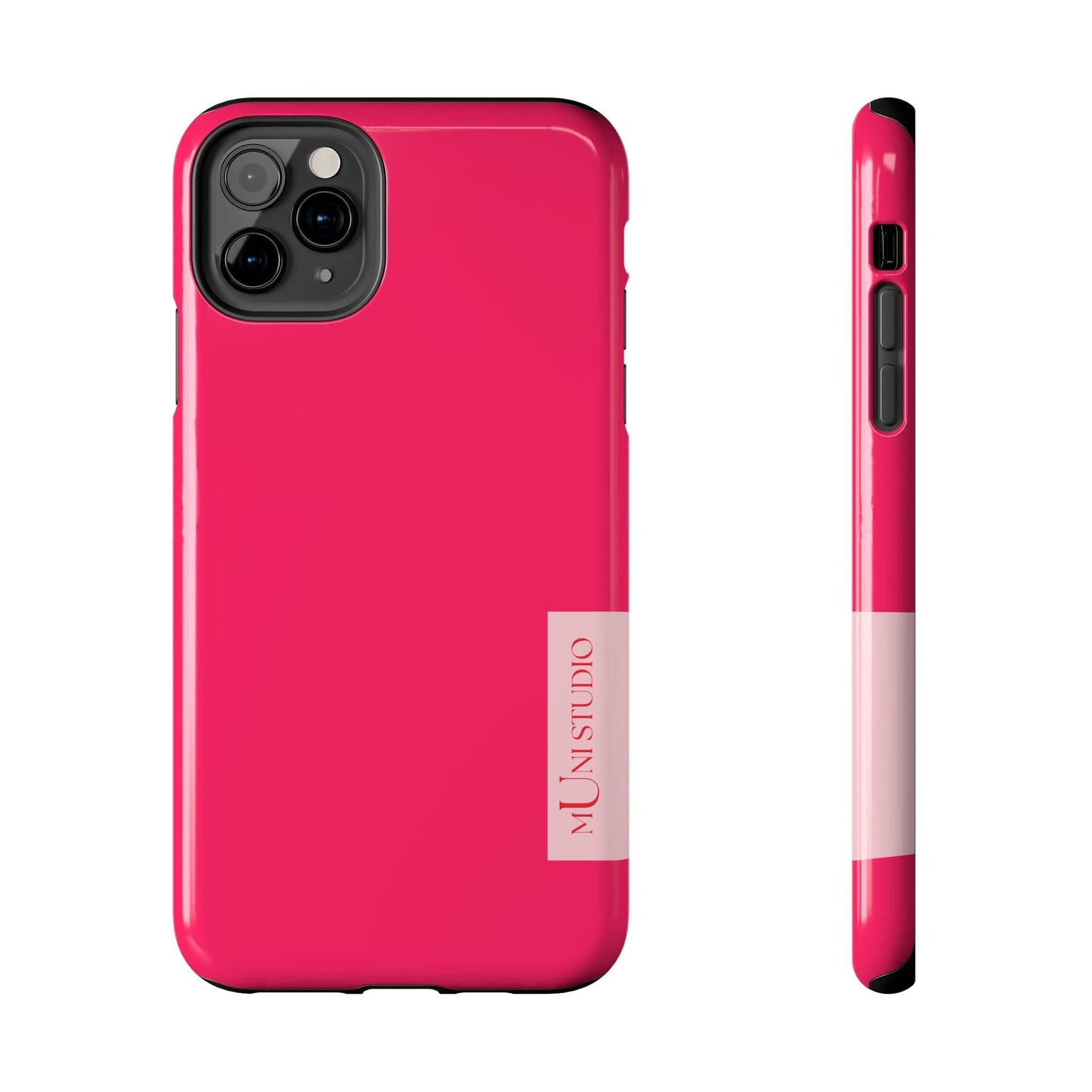 Muni Studio Phone Case iPhone 11 Pro Max PINK, Tough Phone Case