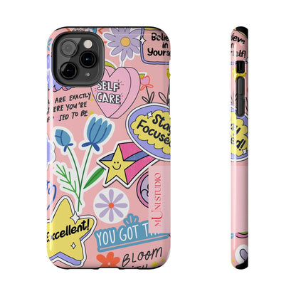 Muni Studio Phone Case iPhone 11 Pro Max SELF CARE, Tough Phone Case