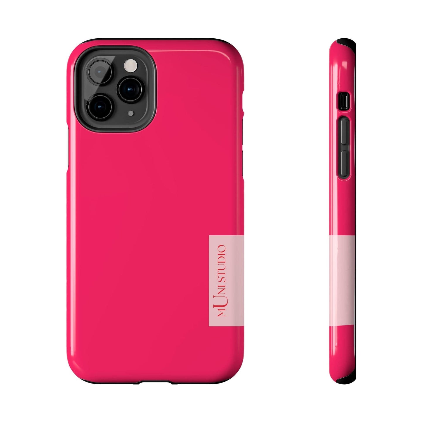 Muni Studio Phone Case iPhone 11 Pro PINK, Tough Phone Case