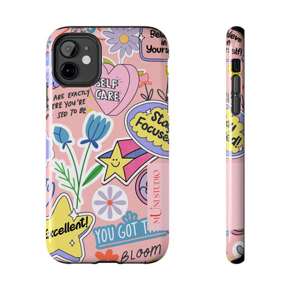 Muni Studio Phone Case iPhone 11 SELF CARE, Tough Phone Case