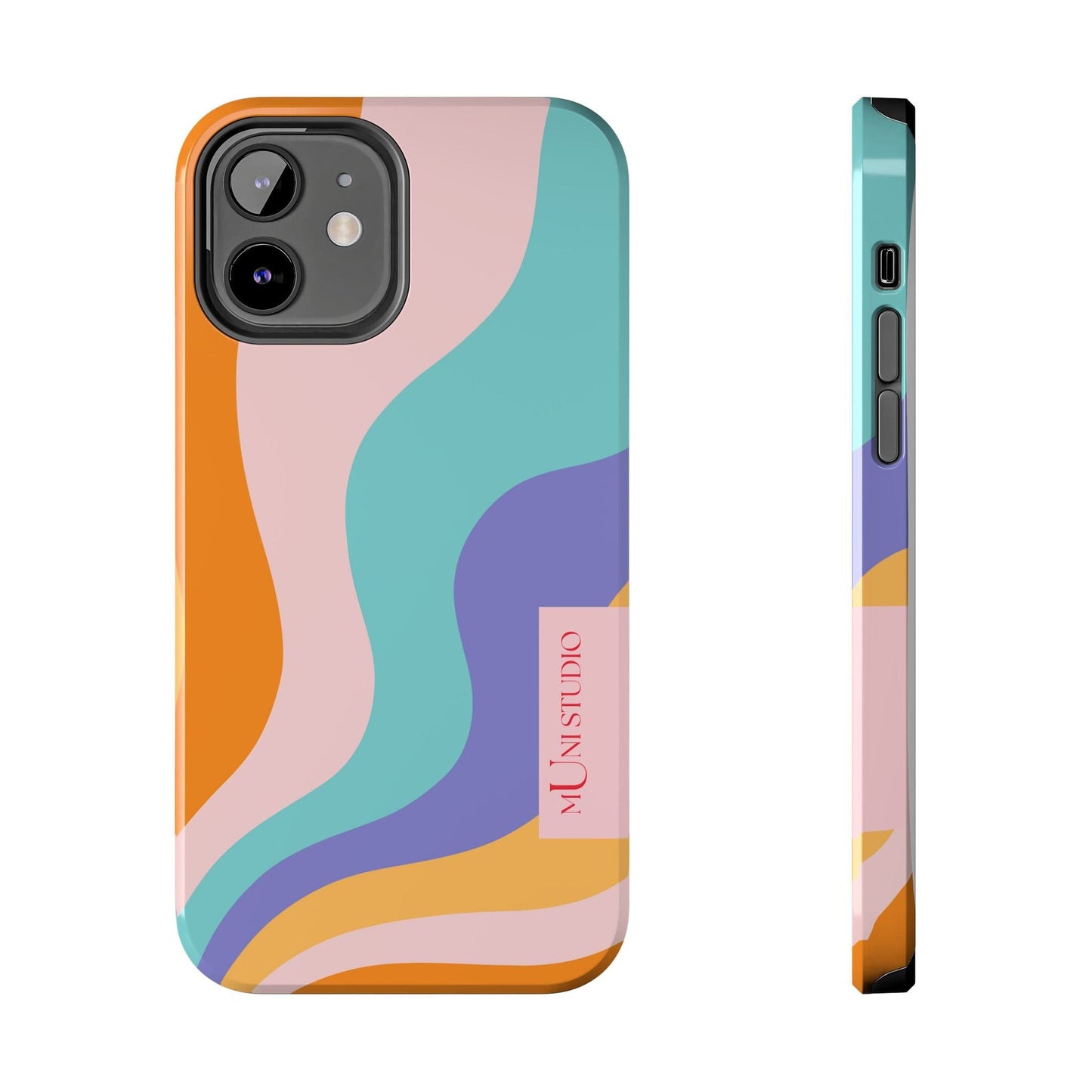 Muni Studio Phone Case iPhone 12 GELATO, Tough Phone Case