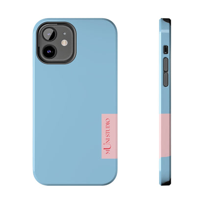 Muni Studio Phone Case iPhone 12 HORIZON BLUE, Tough Phone Case