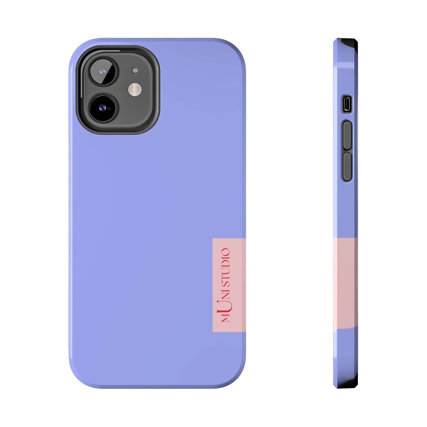 Muni Studio Phone Case iPhone 12 LAVENDER, Tough Phone Case