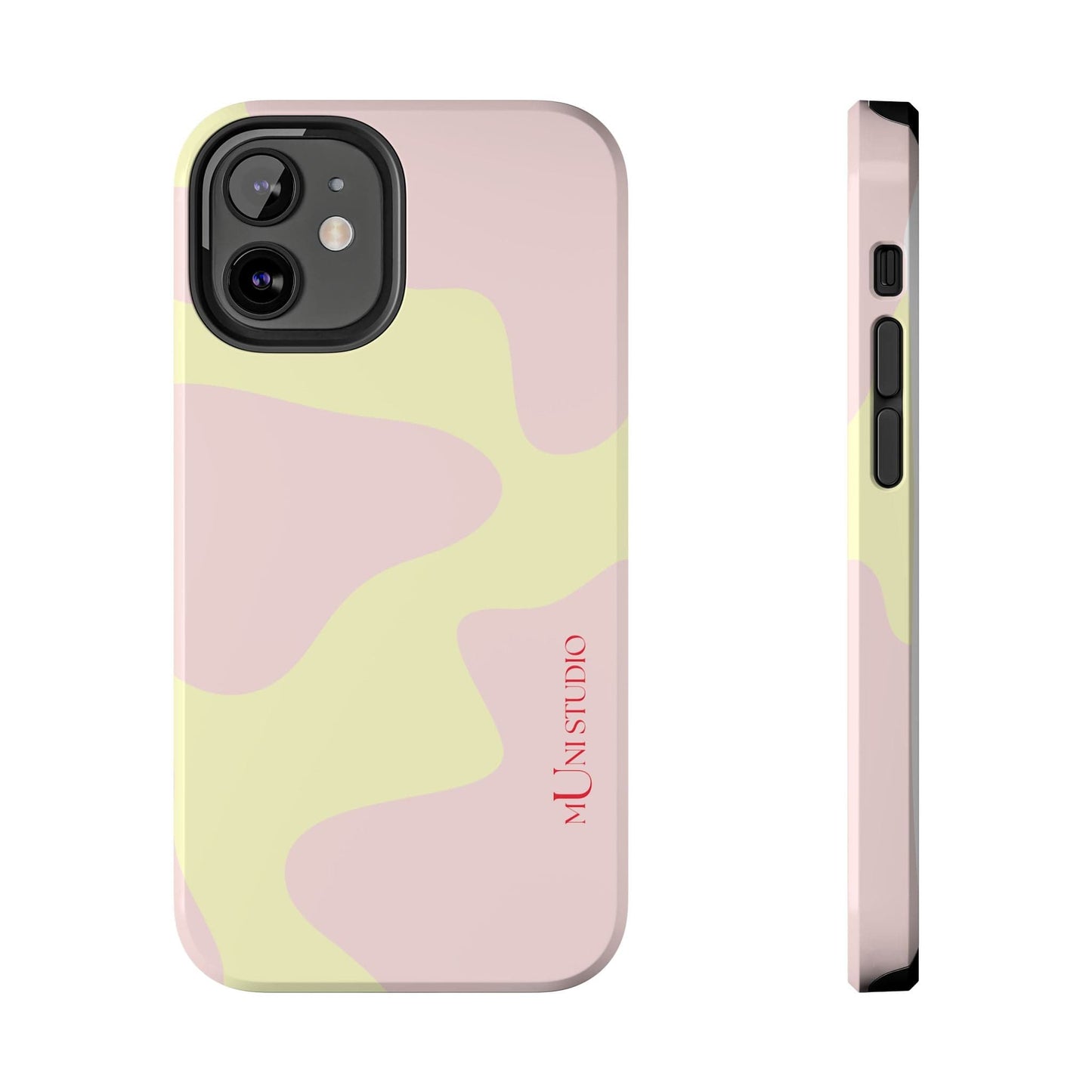 Muni Studio Phone Case iPhone 12 Mini CREAM PUFF, Tough Phone Case