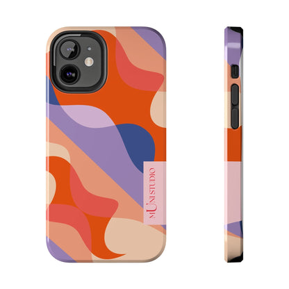 Muni Studio Phone Case iPhone 12 Mini FLOW, Tough Phone Case
