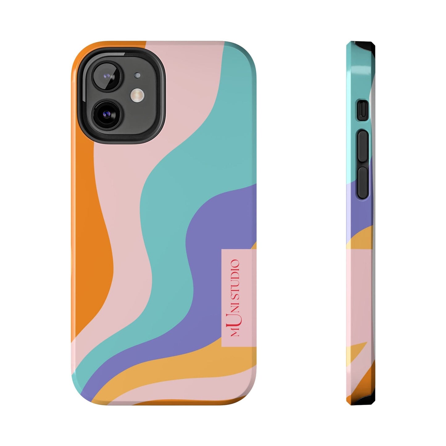 Muni Studio Phone Case iPhone 12 Mini GELATO, Tough Phone Case