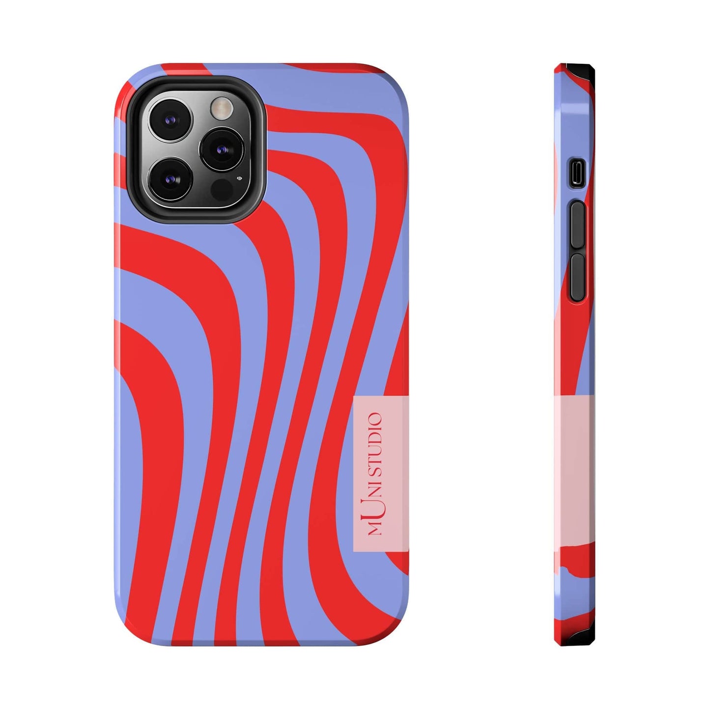 Muni Studio Phone Case iPhone 12 Pro CHIARA SWIRL, Tough Phone Case