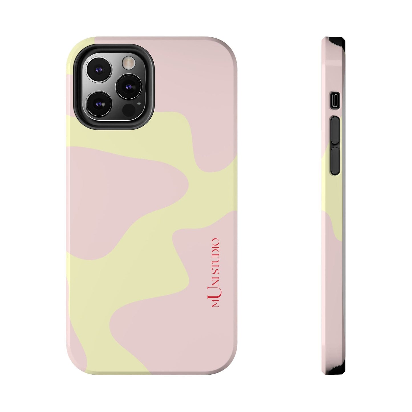Muni Studio Phone Case iPhone 12 Pro CREAM PUFF, Tough Phone Case