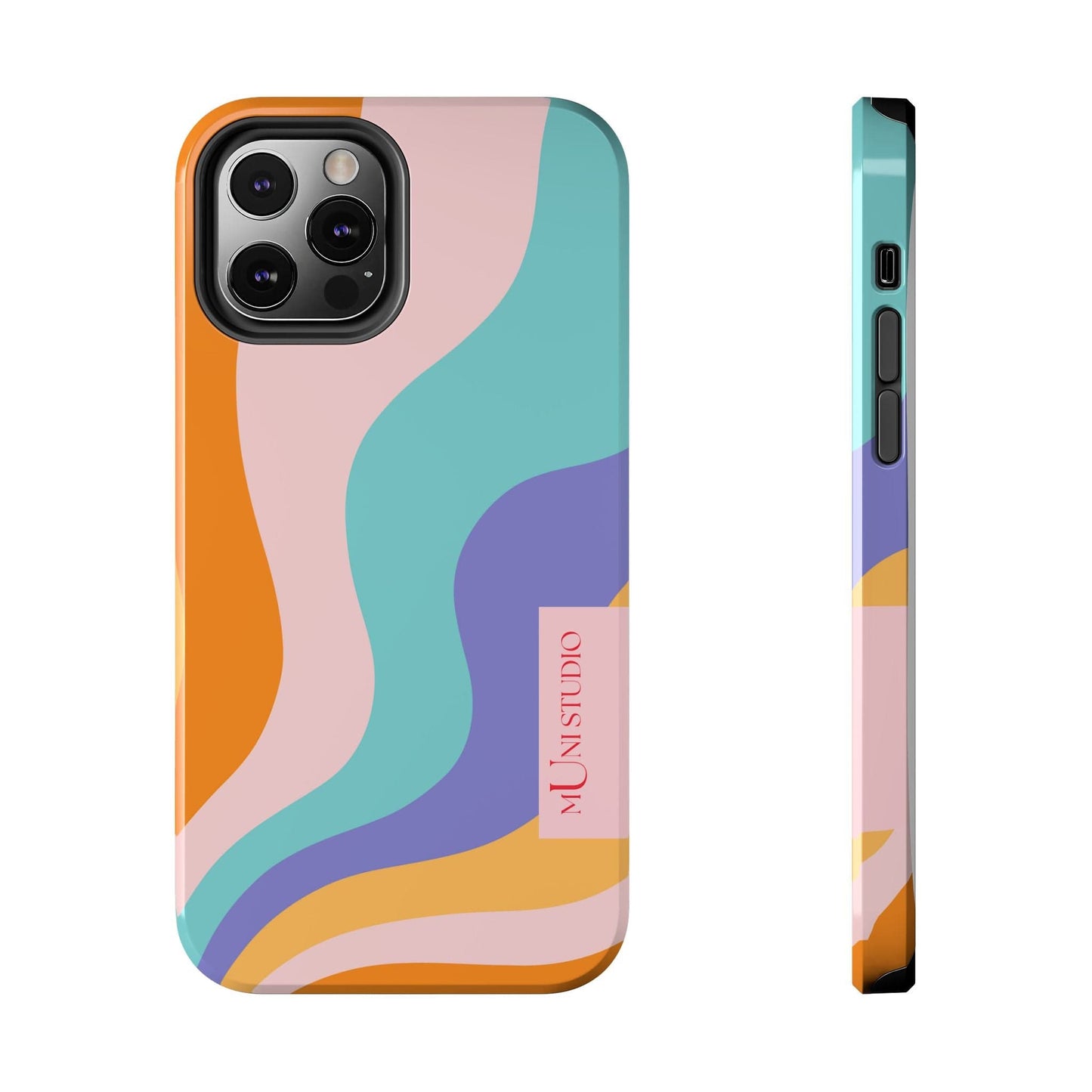 Muni Studio Phone Case iPhone 12 Pro GELATO, Tough Phone Case