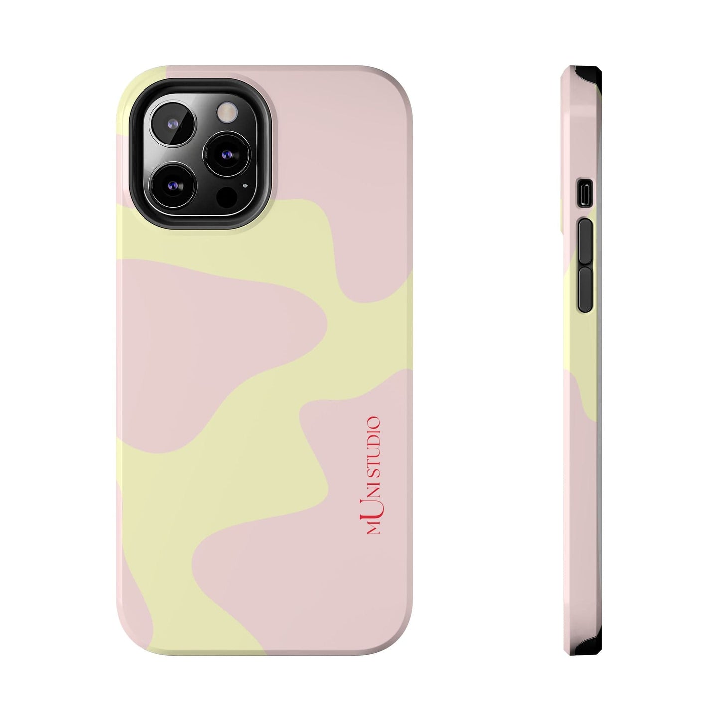 Muni Studio Phone Case iPhone 12 Pro Max CREAM PUFF, Tough Phone Case