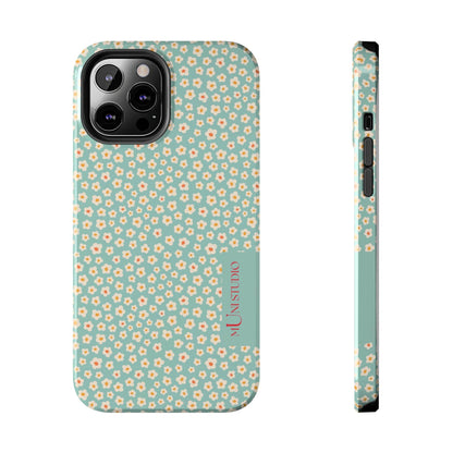 Muni Studio Phone Case iPhone 12 Pro Max FLOWER MATCHA, Tough Phone Case