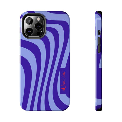 Muni Studio Phone Case iPhone 12 Pro Max OCEAN SWIRL, Tough Phone Case