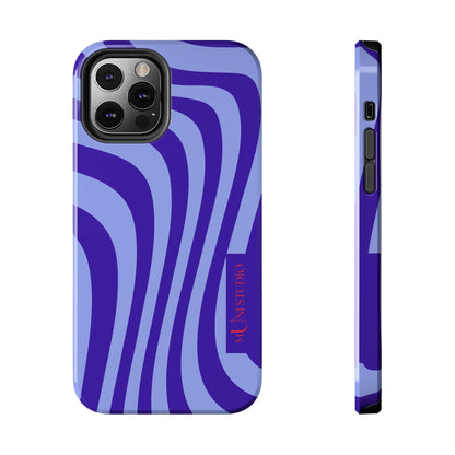 Muni Studio Phone Case iPhone 12 Pro OCEAN SWIRL, Tough Phone Case