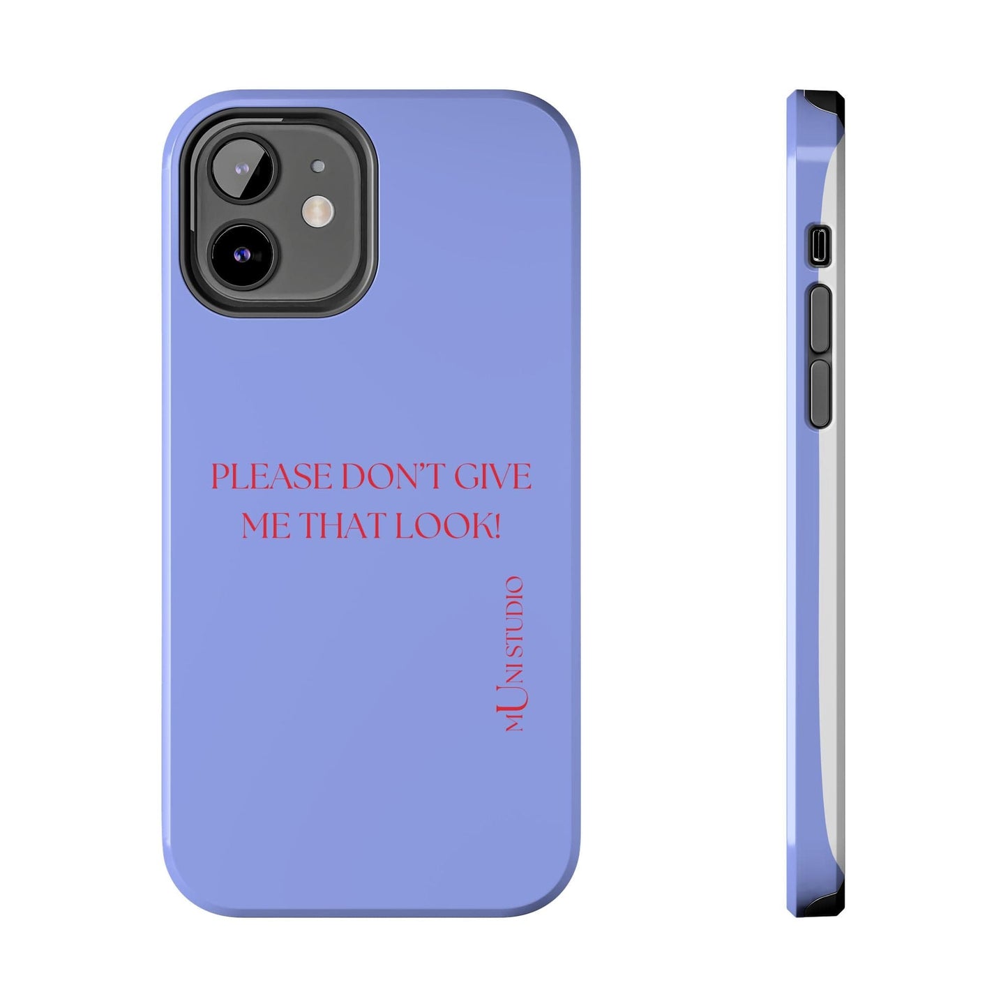 Muni Studio Phone Case iPhone 12 THAT LOOK, Tough Phone Case