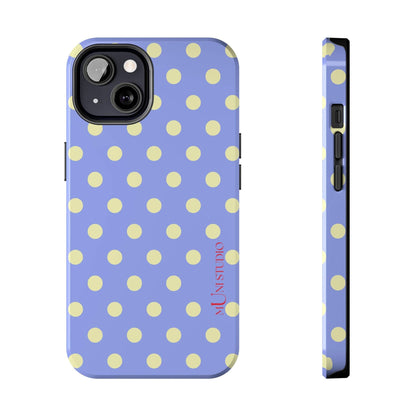 Muni Studio Phone Case iPhone 13 BUTTER POLKA, Tough Phone Case