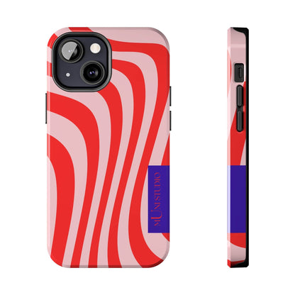 Muni Studio Phone Case iPhone 13 Mini CANDY SWIRL, Tough Phone Case