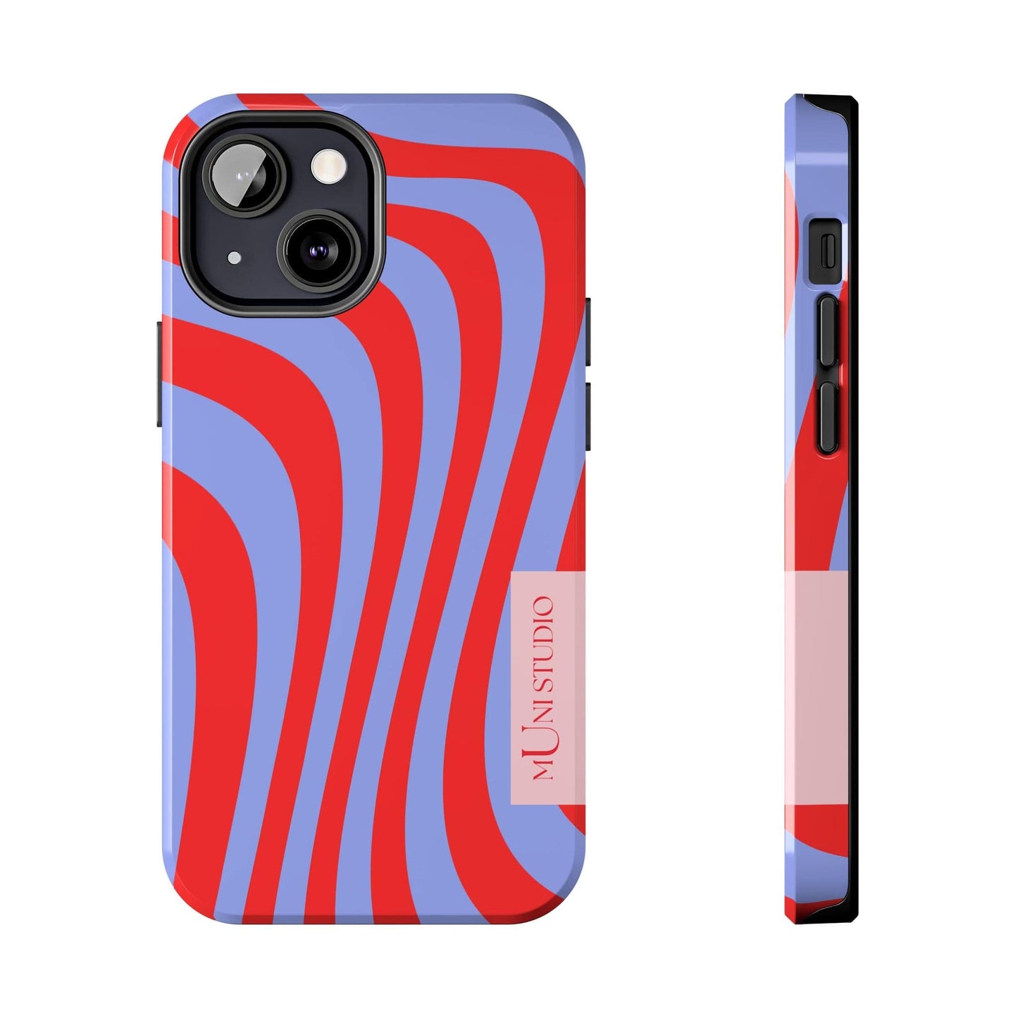 Muni Studio Phone Case iPhone 13 Mini CHIARA SWIRL, Tough Phone Case