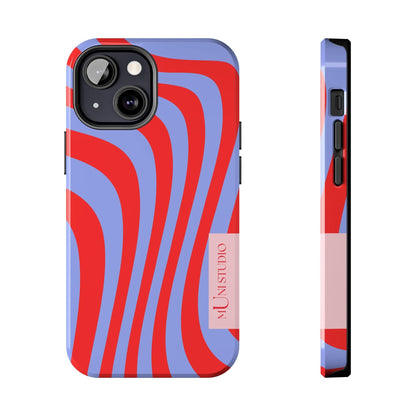 Muni Studio Phone Case iPhone 13 Mini CHIARA SWIRL, Tough Phone Case