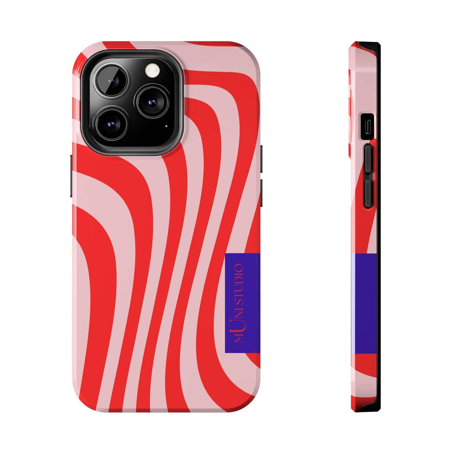 Muni Studio Phone Case iPhone 13 Pro CANDY SWIRL, Tough Phone Case