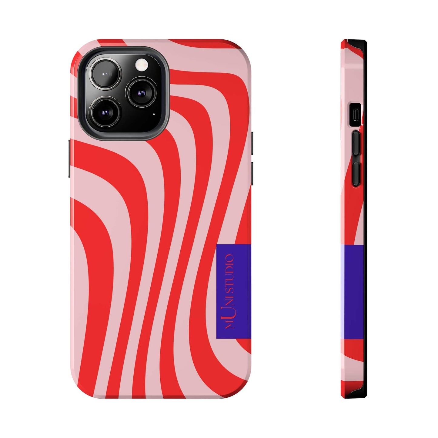 Muni Studio Phone Case iPhone 13 Pro Max CANDY SWIRL, Tough Phone Case