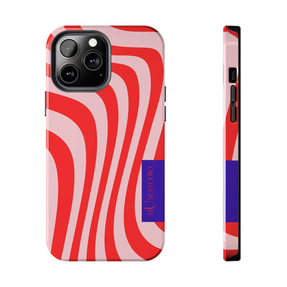 Muni Studio Phone Case iPhone 13 Pro Max CANDY SWIRL, Tough Phone Case