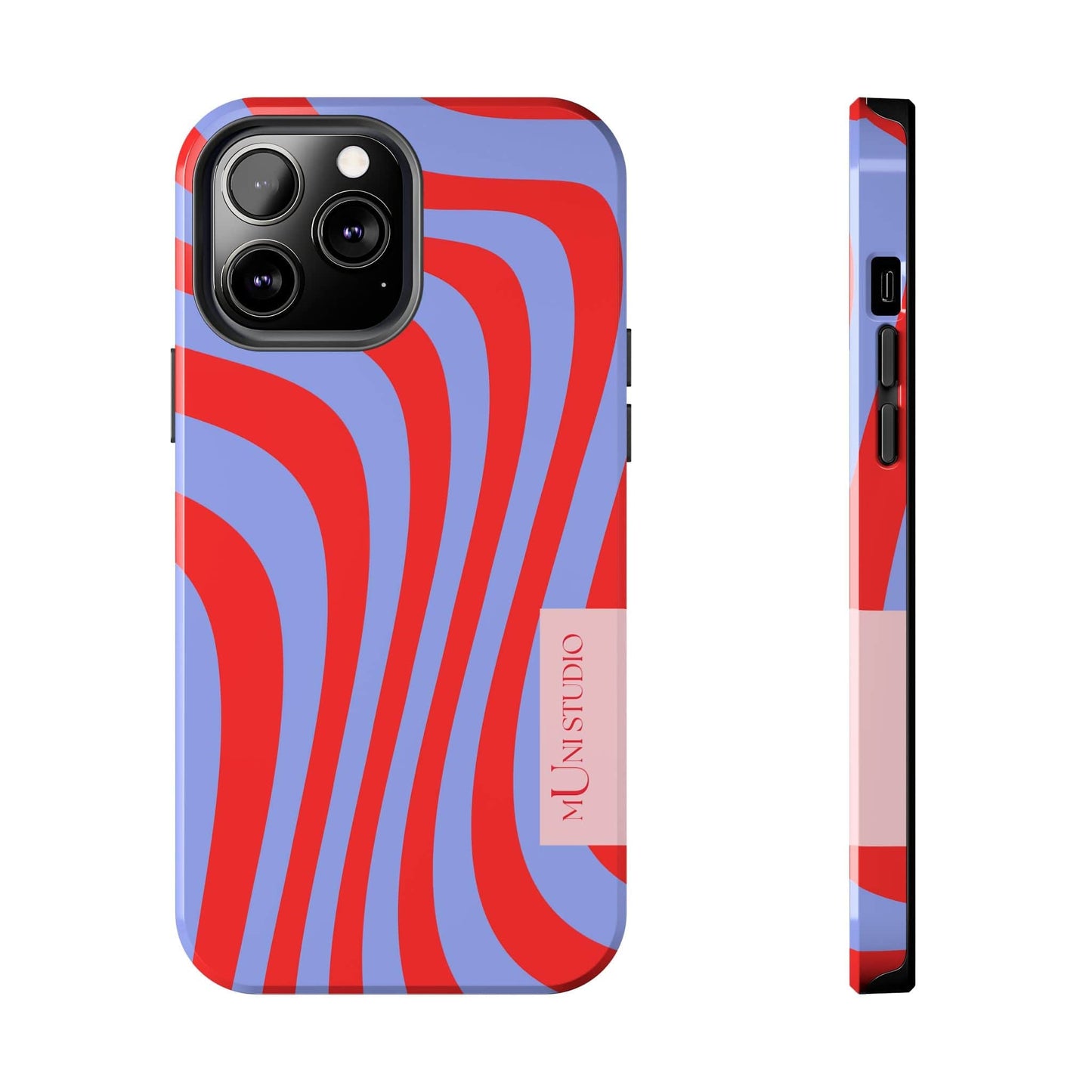 Muni Studio Phone Case iPhone 13 Pro Max CHIARA SWIRL, Tough Phone Case