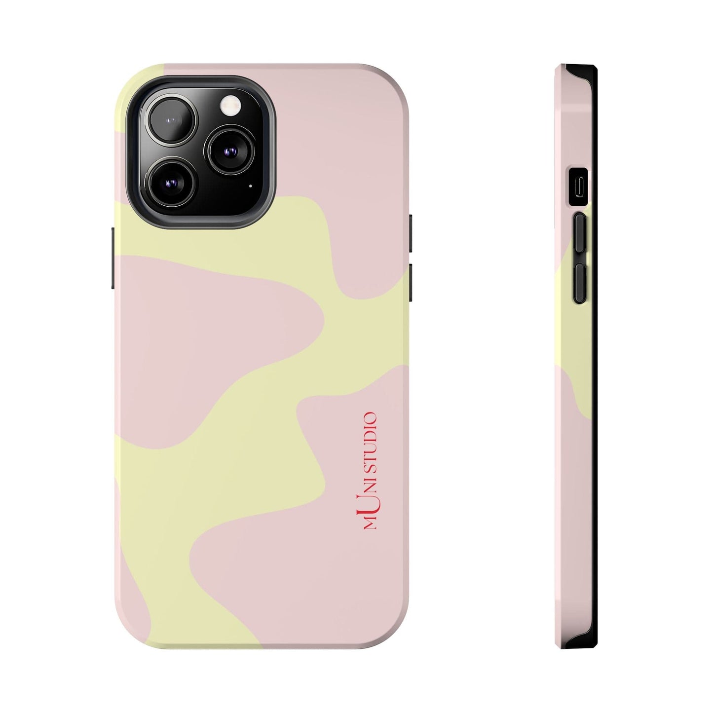 Muni Studio Phone Case iPhone 13 Pro Max CREAM PUFF, Tough Phone Case