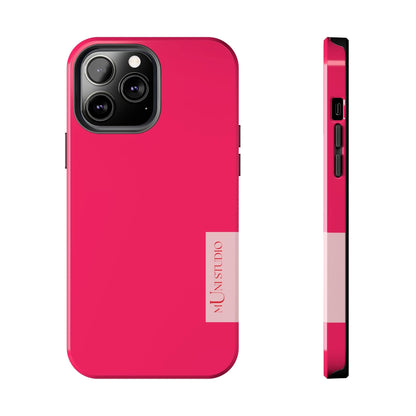 Muni Studio Phone Case iPhone 13 Pro Max PINK, Tough Phone Case