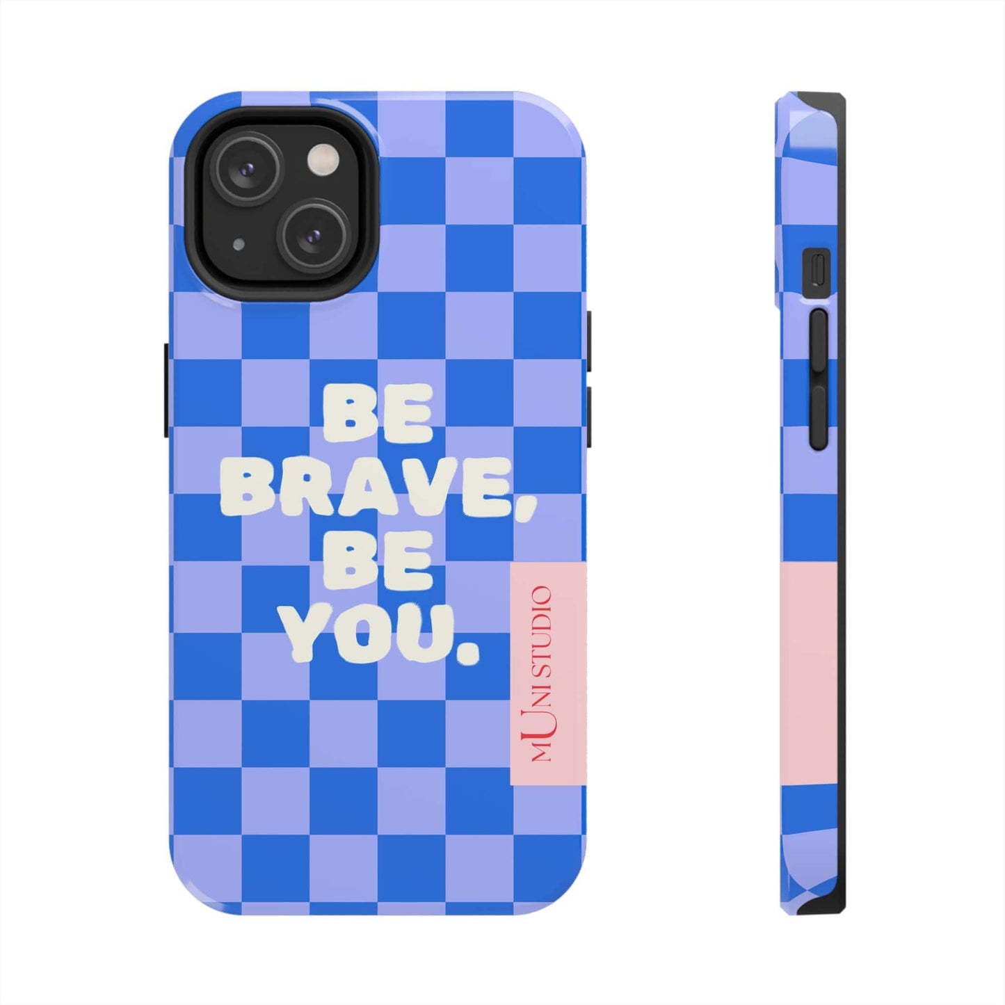 Muni Studio Phone Case iPhone 14 BE YOU, Tough Phone Case