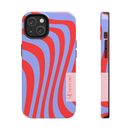 Muni Studio Phone Case iPhone 14 CHIARA SWIRL, Tough Phone Case