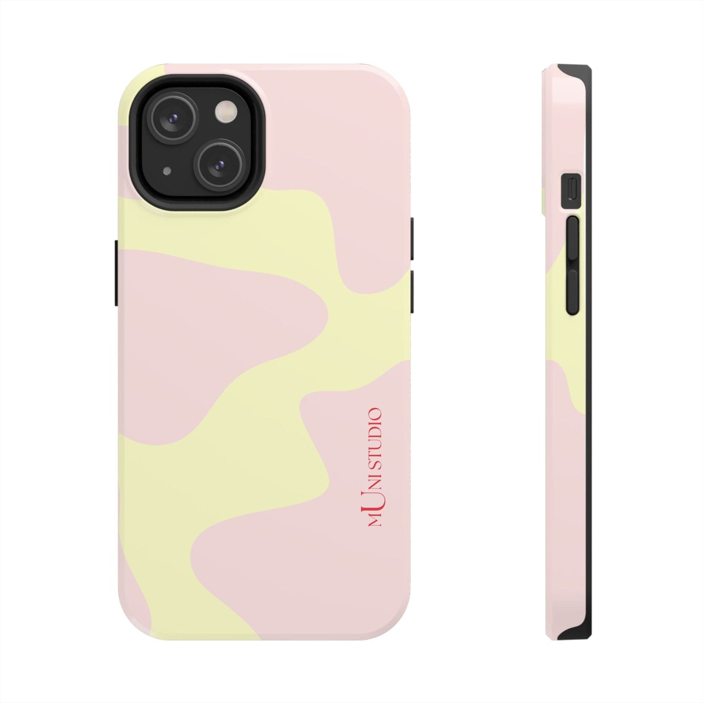 Muni Studio Phone Case iPhone 14 CREAM PUFF, Tough Phone Case
