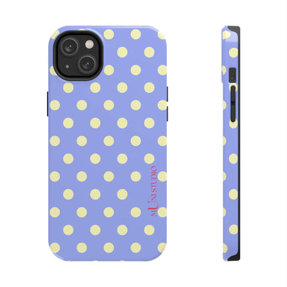 Muni Studio Phone Case iPhone 14 Plus BUTTER POLKA, Tough Phone Case