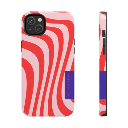 Muni Studio Phone Case iPhone 14 Plus CANDY SWIRL, Tough Phone Case
