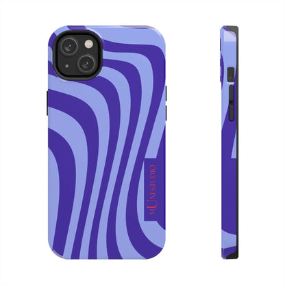Muni Studio Phone Case iPhone 14 Plus OCEAN SWIRL, Tough Phone Case