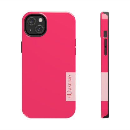 Muni Studio Phone Case iPhone 14 Plus PINK, Tough Phone Case