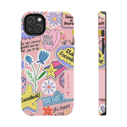 Muni Studio Phone Case iPhone 14 Plus SELF CARE, Tough Phone Case