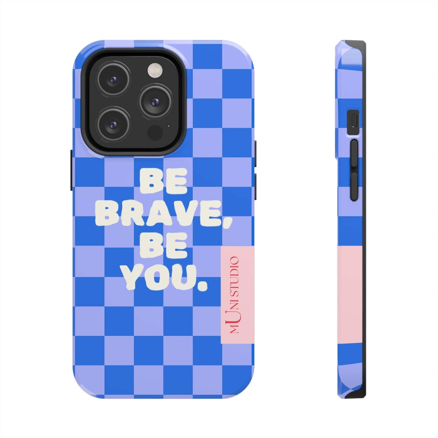 Muni Studio Phone Case iPhone 14 Pro BE YOU, Tough Phone Case