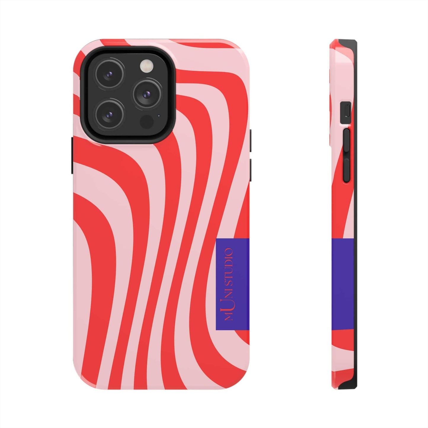 Muni Studio Phone Case iPhone 14 Pro Max CANDY SWIRL, Tough Phone Case
