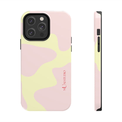 Muni Studio Phone Case iPhone 14 Pro Max CREAM PUFF, Tough Phone Case