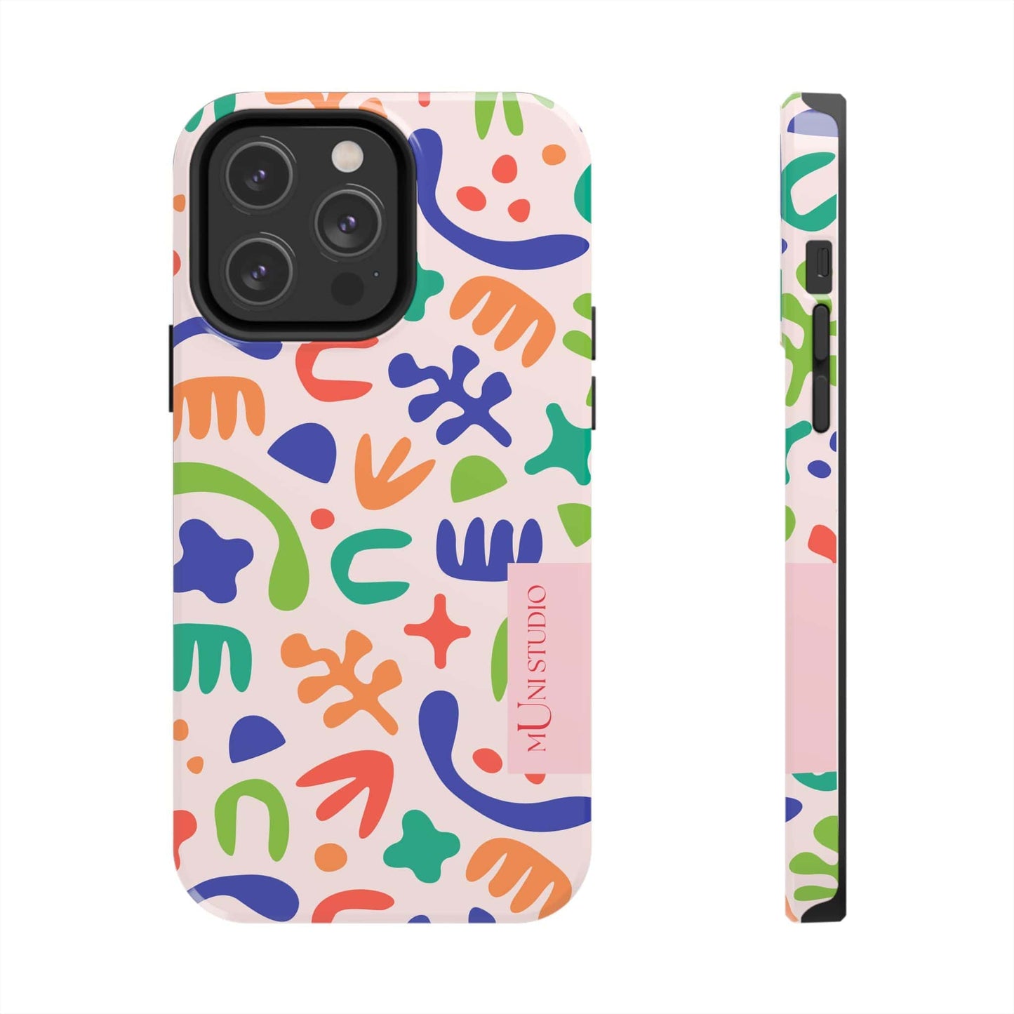 Muni Studio Phone Case iPhone 14 Pro Max YOGA, Tough Phone Case