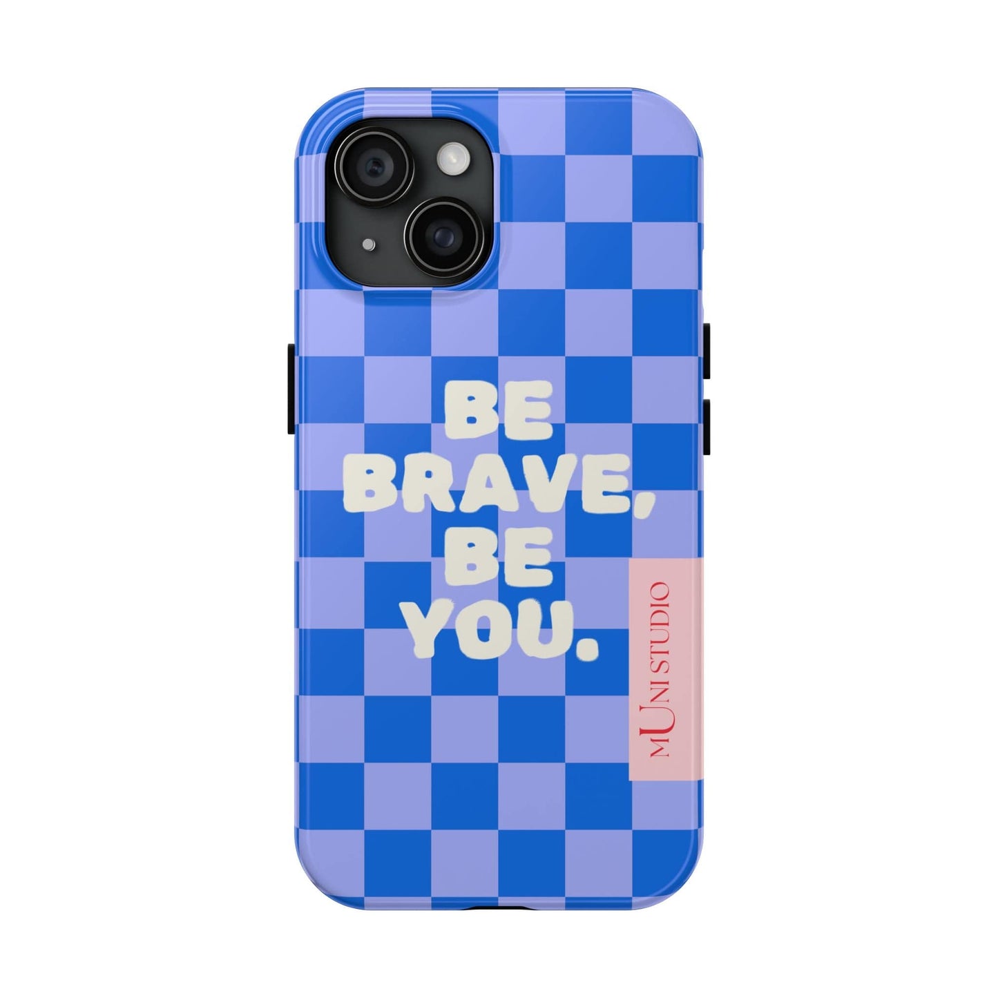 Muni Studio Phone Case iPhone 15 BE YOU, Tough Phone Case