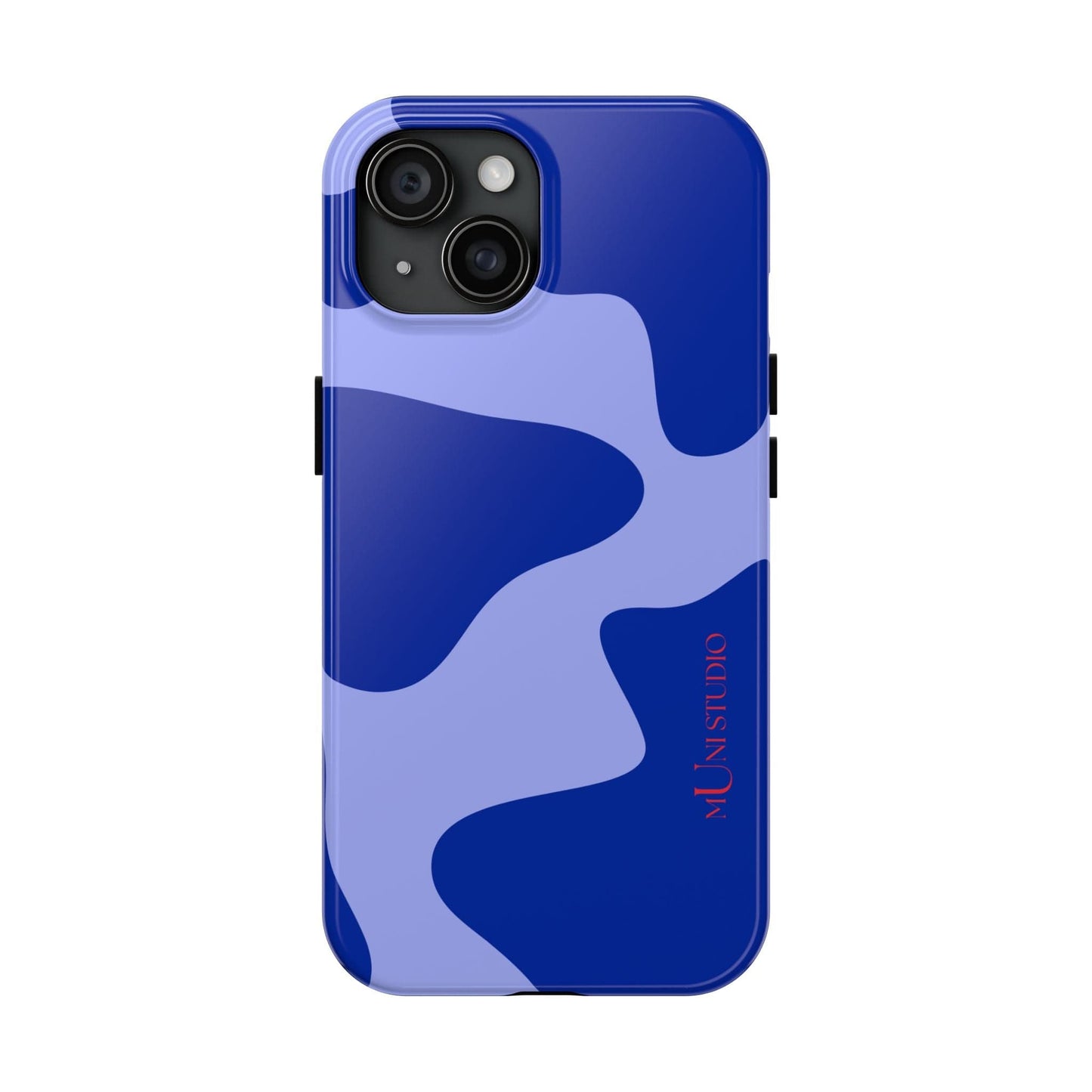Muni Studio Phone Case iPhone 15 COOL DOWN, Tough Phone Case