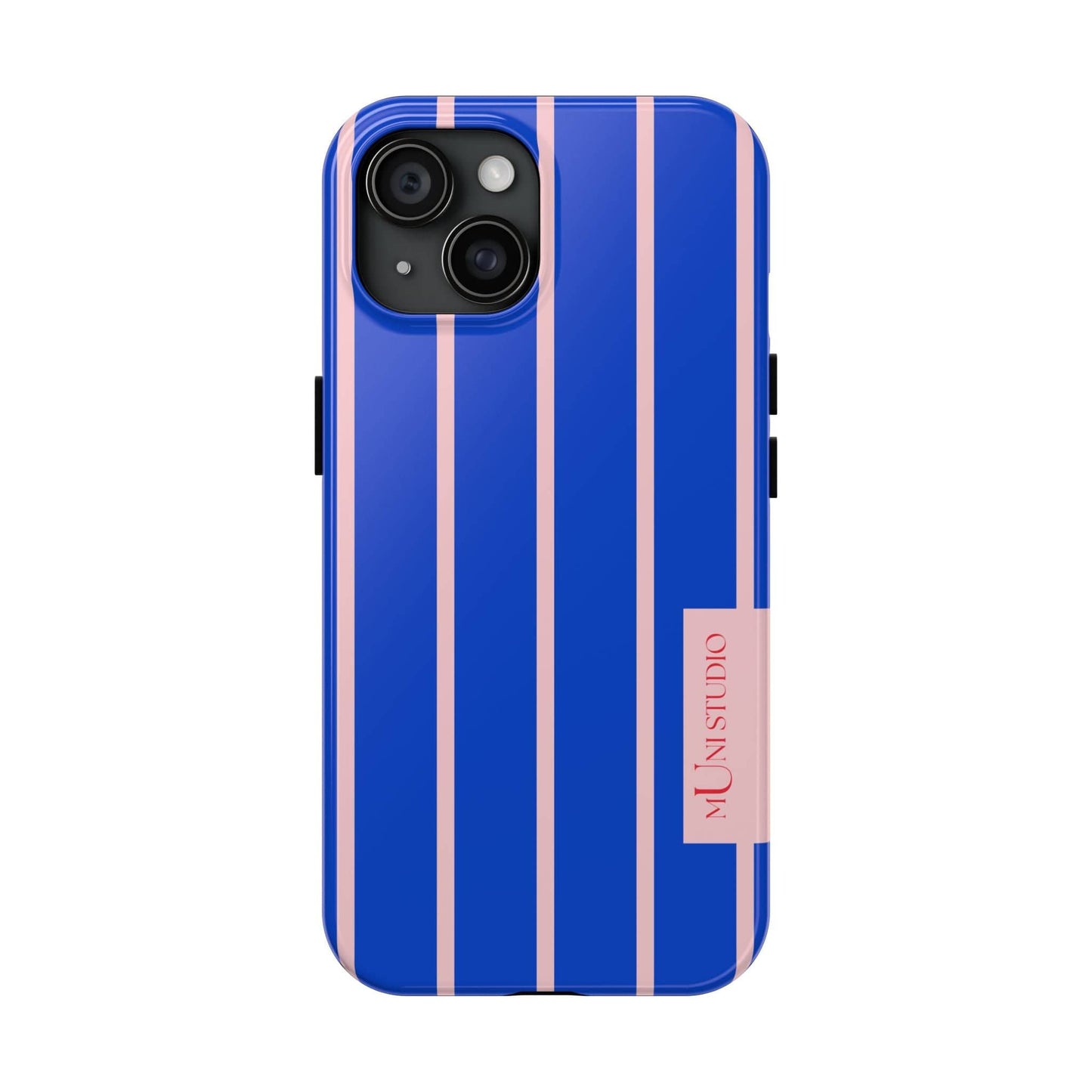 Muni Studio Phone Case iPhone 15 LAGOON, Tough Phone Case