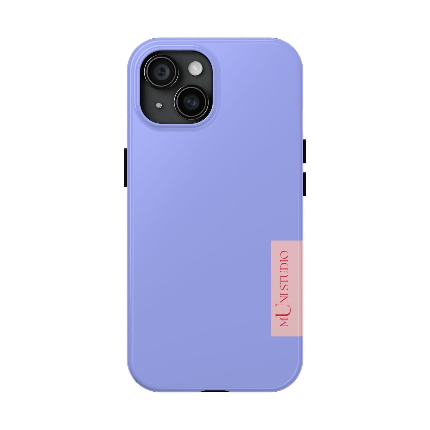 Muni Studio Phone Case iPhone 15 LAVENDER, Tough Phone Case